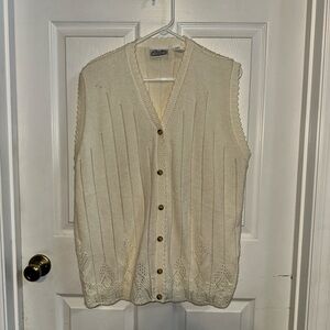 Vintage Button-up Sweater by The Villager Size Large